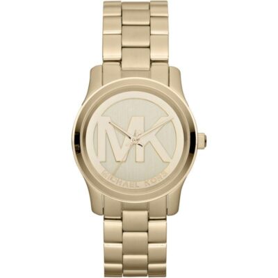 Michael Kors Ladies Runway Yellow Gold Watch - MK5786
